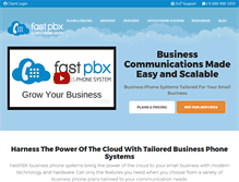 Tablet Screenshot of fastpbx.com